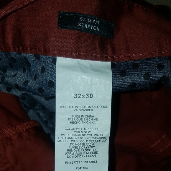 Perry Ellis Sateen 5 Pocket pants - Picture 5 of 5